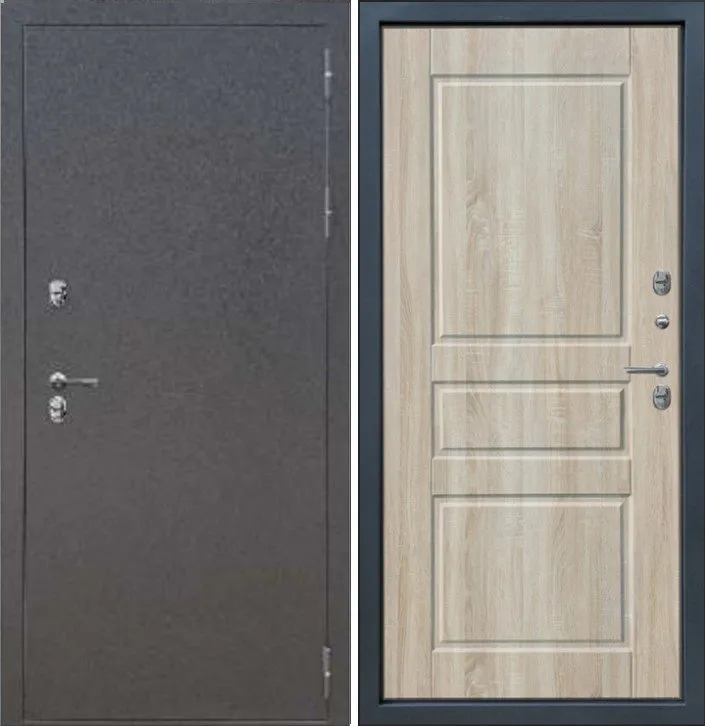 Фото Дверь СТРАЖ Т-20 ТЕРМО ДУБ СОНОМА СВЕТЛЫЙ DIS007266